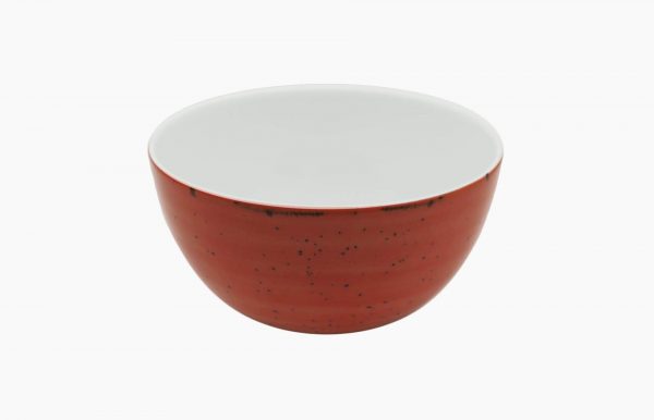 TAÇA Ø15CM ALT.9CM RUSTICO VERMELHO